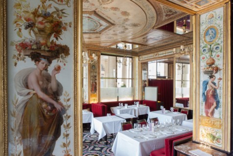 France, Ile de France, Paris 1er arrondissement, Palais Royal, Galerie de Beaujolais, 17 rue du Beaujolais, restaurant Le Grand Vefour, chef Guy Martin, restaurant gastronomique, gastronomie, decor, i...