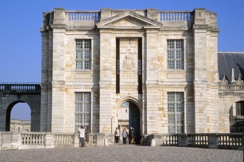 France, Ile de France, Val de Marne, Vincennes, chateau de Vincennes, monument historique, entree, porterie,