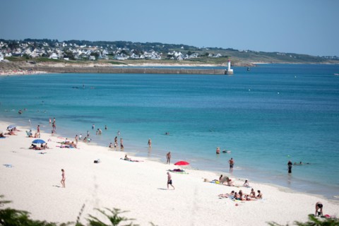 France, région Bretagne, Brittany, Finistère, Cap Sizun, Audierne-Esquibien, plage