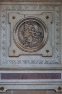 Médaillon représentant Molière, Comédie Française à Paris