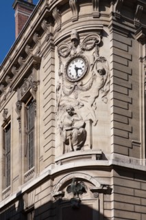 France, Région Ile de France, Paris 1er arrondissement, Rue de Richelieu, façade de la BNF
