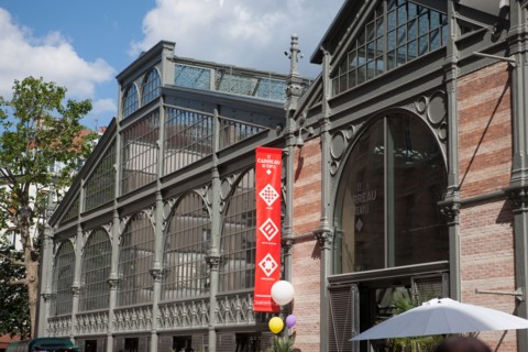 France, Région Ile de France, Paris 3e arrondissement, le Marais, Marché du Carreau du Temple,