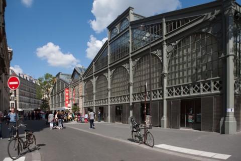 France, Région Ile de France, Paris 3e arrondissement, le Marais, Marché du Carreau du Temple,