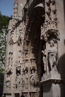 France, Région Ile de France, Paris 4e arrondissement, le Marais, Rue Saint Martin, détail du