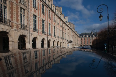 France, Région Ile de France, paris, 4e arrondissement, le Marais, Place des Vosges, façades,