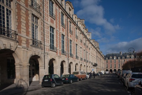France, Région Ile de France, paris, 4e arrondissement, le Marais, Place des Vosges, façades,