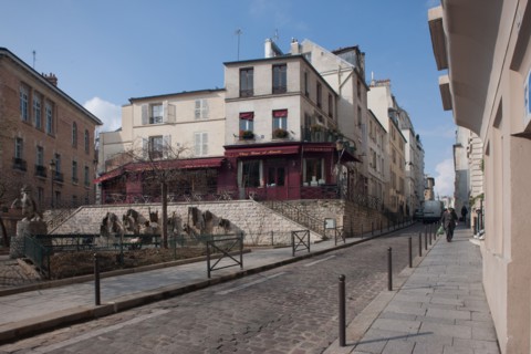 France, Région Ile de France, Paris 5e arrondissement, angle de la rue Tournefort et de la rue