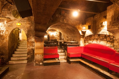 France, Région Ile de France, Paris 5e arrondissement, Rue de la Huchette, Caveau de la Huchette,