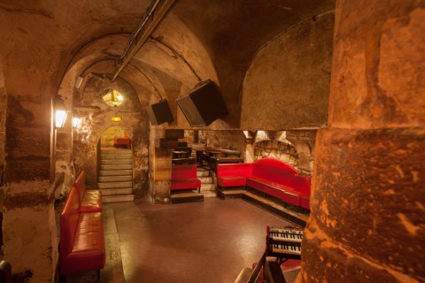 France, Région Ile de France, Paris 5e arrondissement, Rue de la Huchette, Caveau de la Huchette,