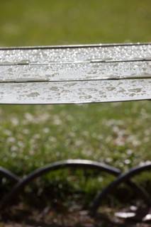 France, Région Ile de France, Paris 6e arrondissement, Jardin du Luxembourg, chaises après la