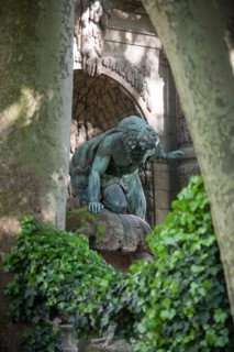 France, Région Ile de France, Paris 6e arrondissement, Jardin du Luxembourg, détail de la Fontaine