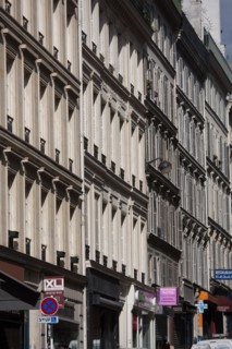 France, Région Ile de France, Paris 9e arrondissement, Rue Notre Dame de Lorette, enfilade de