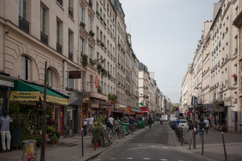 France, Région Ile de France, Paris 10e arrondissement, Rue du faubourg Saint Denis, vers les