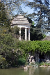 France, Région Ile de France, Paris 12e arrondissement, Bois de Vincennes, Lac Daumesnil, temple,