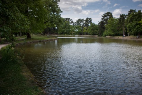 France, Région Ile de France, Paris 16e arrondissement, Bois de Boulogne, étang du Réservoir
