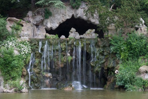 France, Région Ile de France, Paris 16e arrondissement, Bois de Boulogne, la Grande Cascade,