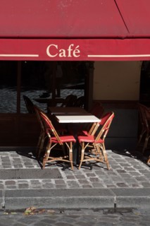 France, Région Ile de France, Paris 18e arrondissement, Montmartre, Place du Tertre, terrasses