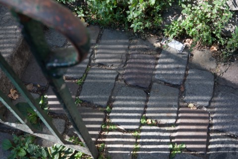 France, Région Ile de France, Paris 18e arrondissement, Montmartre, Rue Saint Vincent, rattrapage