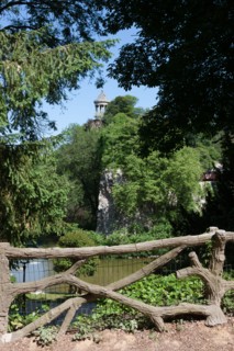 France, Région Ile de France, Paris 19e arrondissement, Parc des Buttes Chaumont, jardin, Ville de