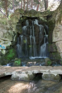 France, Région Ile de France, Paris 19e arrondissement, Parc des Buttes Chaumont, jardin, Ville de