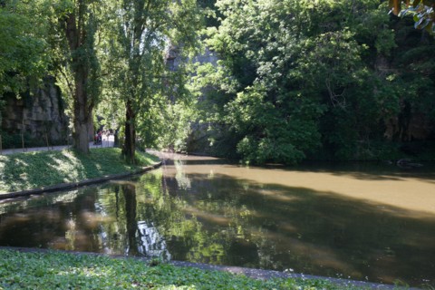 France, Région Ile de France, Paris 19e arrondissement, Parc des Buttes Chaumont, jardin, Ville de