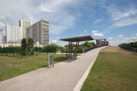 France, Région Ile de France, Seine Saint Denis, Bagnolet, Parc Départemental Jean Moulin, la