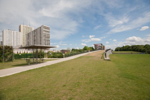 France, Région Ile de France, Seine Saint Denis, Bagnolet, Parc Départemental Jean Moulin, la