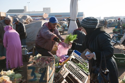 Afrique du nord, Maroc, Marrakech, souk, marché de gros, alimentaire,
