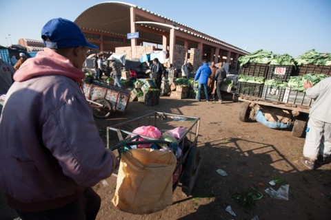 Afrique du nord, Maroc, Marrakech, souk, marché de gros, alimentaire,