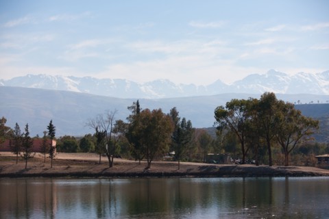 Marrakech,  pied du Haut Atlas