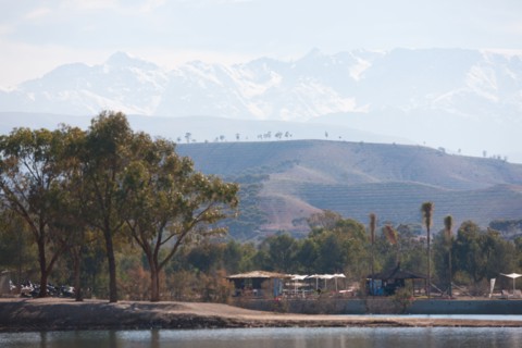 Marrakech,  pied du Haut Atlas