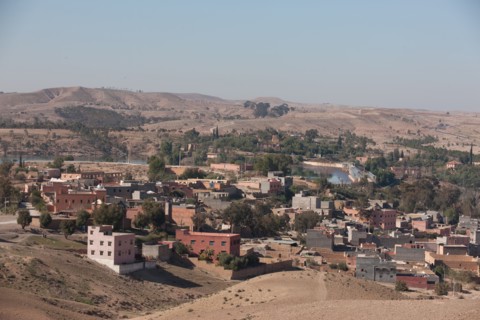 Marrakech,  pied du Haut Atlas