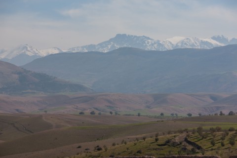 Marrakech,  pied du Haut Atlas