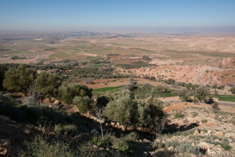 Afrique du nord, Maroc, Marrakech, pied du Haut Atlas, route d'Amizmiz, en direction de Sidi