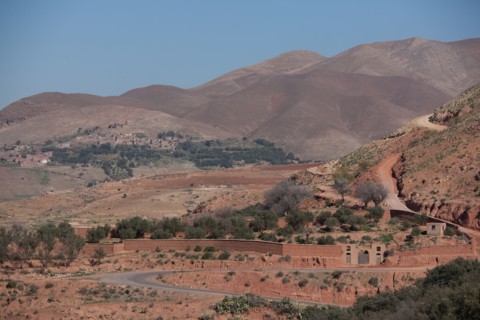 Marrakech,  pied du Haut Atlas