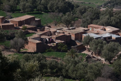 Marrakech,  pied du Haut Atlas