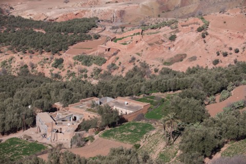 Marrakech,  pied du Haut Atlas