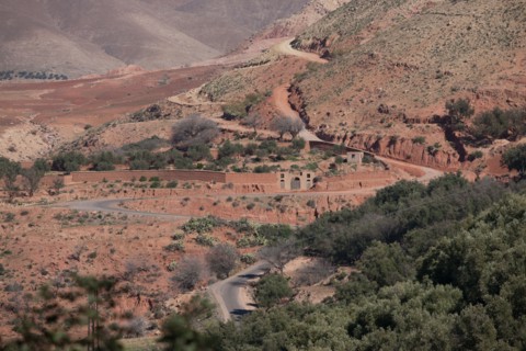 Marrakech,  pied du Haut Atlas