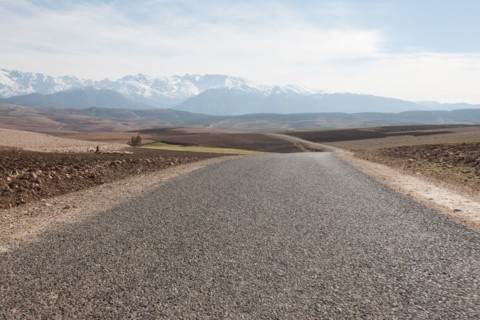 Marrakech,  pied du Haut Atlas
