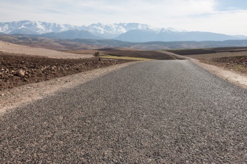 Marrakech,  pied du Haut Atlas