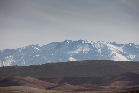Marrakech,  pied du Haut Atlas