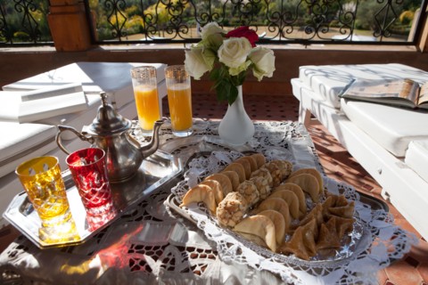 Afrique du nord, Maroc, Marrakech, Zaraba, Villa Hana, maison d'hôtes,