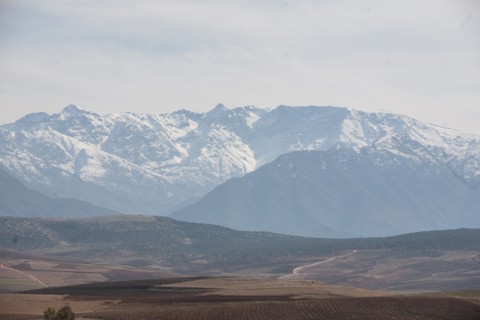 Marrakech,  pied du Haut Atlas