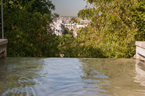 Parc De Belleville, jardin