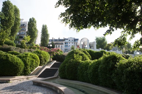 Parc De Belleville, garden