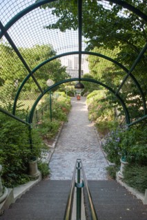 Parc De Belleville, jardin