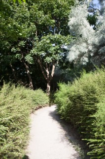 Parc De Belleville, jardin, côté rue des Couronnes