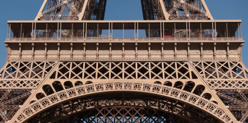 Tour Eiffel, Detail Des Motifs Au Niveau Du 1er Etage