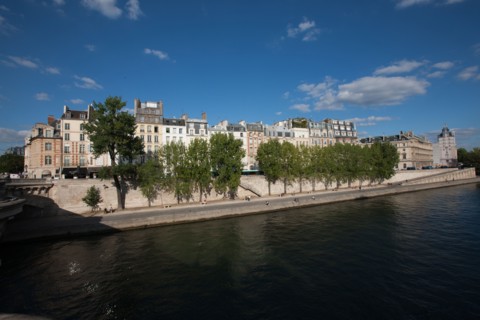 Ile de la Cité, Quai Des Orfevres Depuis Le Quai Des Grands Augustins