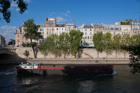 Ile de la Cité, Quai Des Orfevres Depuis Le Quai Des Grands Augustins